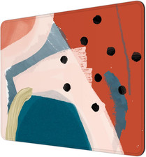 Mouse Pad, 30% Thicker Abstract Style Computer Pad, Anti-Slip Rubber Mouse Mat w picture