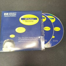 HP Pavilion Recovery (2) Disc~Disk~CD Set HP Pavilion  picture