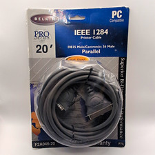 Belkin Pro Series IEEE 1284 20ft Bi-Directional DB25 to Centronics 36 F2A046-20 picture