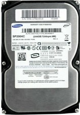 HARD DRIVE SAMSUNG SPINPOINT P120 SP2004C 200GB 7200RPM 8MB SATA II 3.5'' inch picture