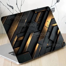 2 Laptop Stickers Honeycomb Pattern For macbook air skin laptop stone decal picture