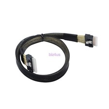 PCIE Slimline SAS 4.0 SFF-8654 8i 74pin Host To SFF-8654 74Pin Slim SAS Cable US picture