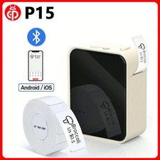 Marklife P15 Mini Portable Thermal Printer Wireless Bluetooth Label Tag Maker Fo picture