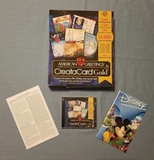Very Rare American Greetings Creatacard Gold Version 3 CD-ROM Windows 95/98 Box picture