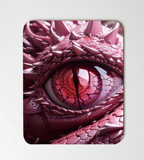 Pink Dragon Eye Mouse Pad 9.5