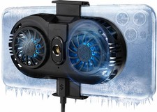 NEVEIKA Plug-in Phone Cooler, Cellphone Radiator with Dual Twin Turbo, Black picture