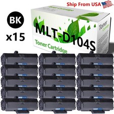 15PK Compatible MLT-D104S D104S Toner Cartridge For SCX-3206 Laser Printers picture