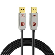 RUIPRO 8K DisplayPort 1.4 Fiber Optic Cable 50ft 32.4Gbps picture