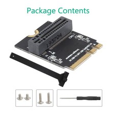 M.2 SSD Adapter Card KEY A/E NGFF To Nvme Solid State Drive Vertical Adapt QTHC picture