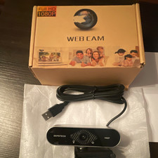 DEPSTECH FHD 1080P USB 2.0 Webcam 1920x1080 Built-In Mic Plug & Play picture