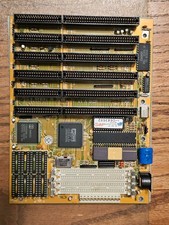 NOS RARE PCChips M219 286 mini Motherboard w/Harris 20 Mhz, FPU & Intel 286XL picture