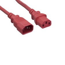 6' Red Power Cable for Dell PowerSwitch N1500 N2000 N2024 N2024P Jumper Cord picture