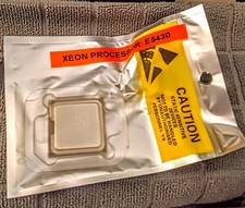 Two Intel Xeon E5430 Chips 2.66 GHz Quad-Core Processor/ Sealed Anti Static Bags picture