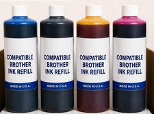 4 LITERS COMPATIBLE BULK INK REFILL FOR BROTHER BTD180BK BTD180M BTD180C BTD180Y picture