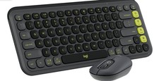 Logitech POP ICON Combo, Bluetooth Keyboard and Mouse Combo, BLACK picture