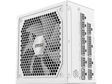 MAG A1000GL PCIE5 WHITE, Fully Modular Compact Gaming 1000W Power Supply, MSI picture