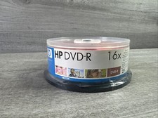 HP DVD-R 16X 4.7 GB Data 120 min Video, 25 PK New Sealed  picture