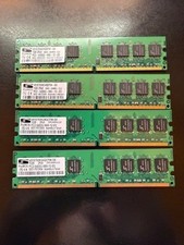 4 ProMOS 1GB 2Rx8 Memory Card V916765K24QCFW-G6  PC2-6400U-666-12-EO 800MHz DDR2 picture