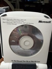 Microsoft Office Basic 2007 OEM CD Software Suite Windows English picture