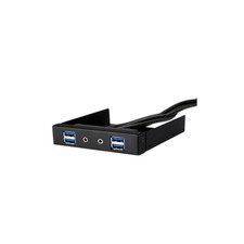 SilverStone FP32B Aluminum 3.5-Inch Drive Bay with USB X 4 + E1394 picture