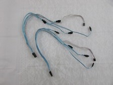 2x Supermicro CBL-0188L Mini SAS IPASS to 4 SATA 64/54/44/34cm W/ SB 64cm Cable picture