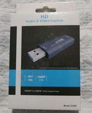 4K HD Audio and Video Capture Card with/Loop HDMI/F to USB/M Model Z26S byOPKALL picture