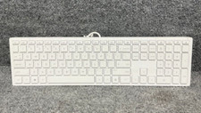 HP HSA-D004K Slim Wired Keyboard White QWERTY PC Desktop 16013 picture