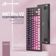 ATTACK SHARK M87PRO Wireless Mechanical Keyboard with Side Printed PBT Keycaps picture