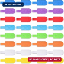 Outus 50 Pcs Cable Labels Multi Color with Writable Surface, Regular Style picture