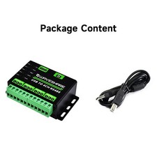 Waveshare Industrial USB TO 4Ch RS485 Converter Multi Protection Circuits W/case picture