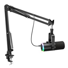 Dynamic Gaming Microphone | USB/XLR Dual Mode | RGB Boom Arm Mic Kit with... picture