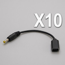 LOT OF 10 USB-C to DC  Cable Adapter For Sony PSP 1000 2000 3000 Bulk picture
