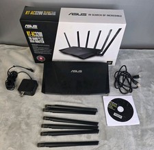 ASUS RT-AC3200 Tri-Band AC3200 Gigabit Wireless Router 6 Antenna picture