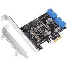 PCIE to Internal 2 Port 19Pin Header USB 3.0 Expansion Card For Windows XP/7/10 picture