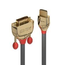 Lindy 1M Hdmi To Dvi-D Cable Gold Line Cable Length Hdmi Type picture