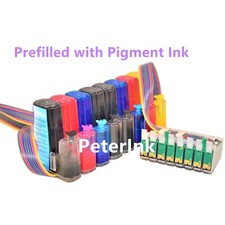 Refillable Pigment Cis ciss ink system 4 Stylus R2880 Printer T096 96 cartridge picture