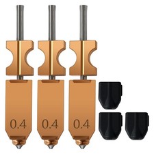 3PK 0.4MM Upgrade Hotend for AD5X Assembled Extruder Hotend Kit  Metal 8151 picture