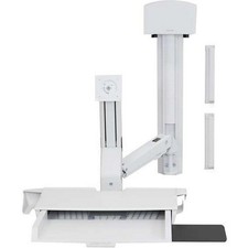 Ergotron StyleView Wall Mount for Monitor, CPU, Keyboard, Scanner, Mouse - White picture