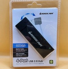 New- IOGEAR 4-Port Hi-Speed USB 2.0 Hub Splitter Box GUH285W6 picture