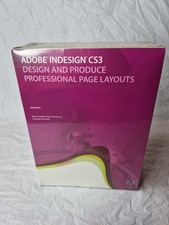 Adobe Indesign CS3 For Windows. Part #27510955  NEW & SEALED. picture
