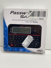 RecZone Password Safe Model 595 Digital Password Organizer Open Box TESTED picture