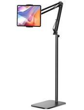 VOLTIFYMAX Tablet Floor Stand, 360-degree Rotatable Metal Stand BLACK picture