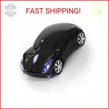 ASHATA 2.4G Wireless Mouse Car Mouse with USB Reciver 1600DPI Optical Mouse for  picture