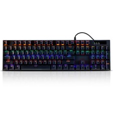 Guiheng Wired Mechanical Gaming Keyboard with Blue Switch, 104-Key Full Size ... picture