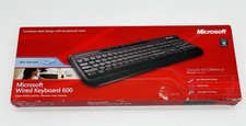 Microsoft Wired Keyboard 600 ANB00001 Wired USB New Black 2007 picture