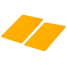 2Pcs Silicone Mat Non-Slip Nonstick Sheets Protector Orange 11.73x9.06 Inch picture