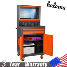Industrial PC Cabinet Mobile Metal Computer Cabinet Deep Cabinet Can Accommodate picture
