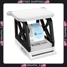 Thermal Label Stand Organizer for Printer, Holds Roll & Fan-Fold Labels picture