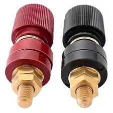 WWZMDiB Pure Copper Remote Battery Terminal Sbinding Post (2Pcs M8（5/16
