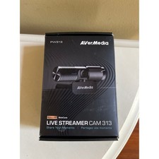 AVerMedia Live Streamer CAM 313 PW313 Full HD 1080p USB Webcam Black picture